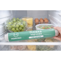 Плівка харчова HOROSO 150 метрів для зберігання продуктів у холодильнику 2100000352053 2100000352053 2100000352053
