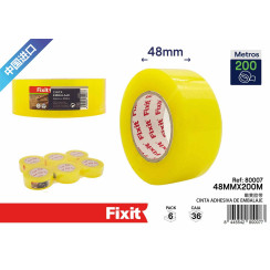 Желтый скотч 48mm×200m
