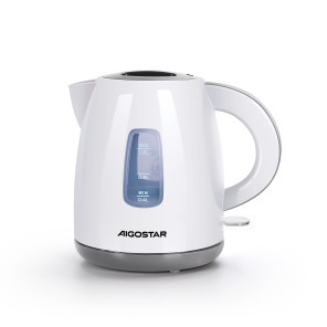 Електрочайник пластиковий Juliet 1.2 л 2200W Біло-сірий VDE