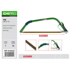 Ножівка лучкова Emi Pro 600 мм сталевий каркас