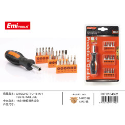 18-в-1 Набір бит із трещоткою