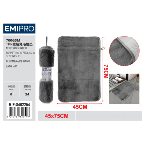 Коврик для ванной из кроличьего меха - 700GSM TPR