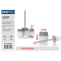 Керамічна щітка для унітазу FORESTA Emi HM-8406019