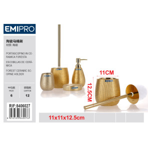 Керамічна щітка для унітазу FORESTA Emi HM-8406027