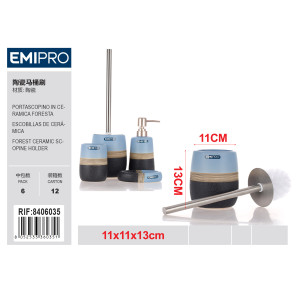 Керамическая щетка для унитаза FORESTA Emi HM-8406035