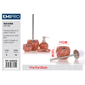 Керамическая щетка для унитаза FORESTA Emi HM-8406055