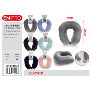 U‑подушка вишита з козирком 29×25 см