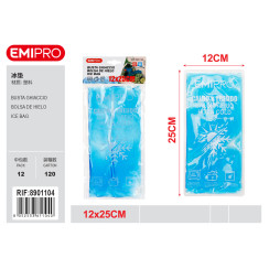 Гелевый аккумулятор холода и тепла Emipro 12x25 см многоразовый синий
