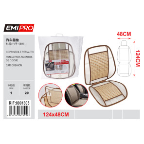 Накидка на автомобільне сидіння бамбукова EMI PRO 124x48 см