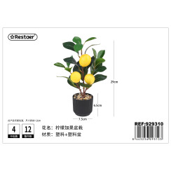 Кашпо з лимонами 29cm