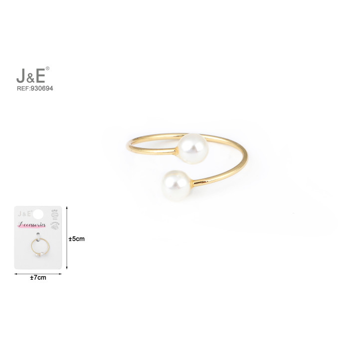 Позолочена 14K каблучка HM-930694