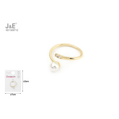 Позолочена 14K каблучка HM-930712