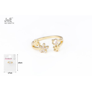 Позолочена 14K каблучка HM-930714