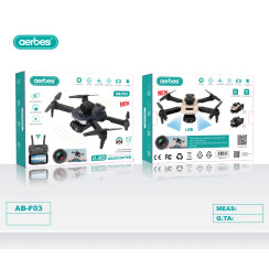 WiFi дрон AB-F03 з камерою, електрично регульований кут, 4-стороннє уникнення перешкод