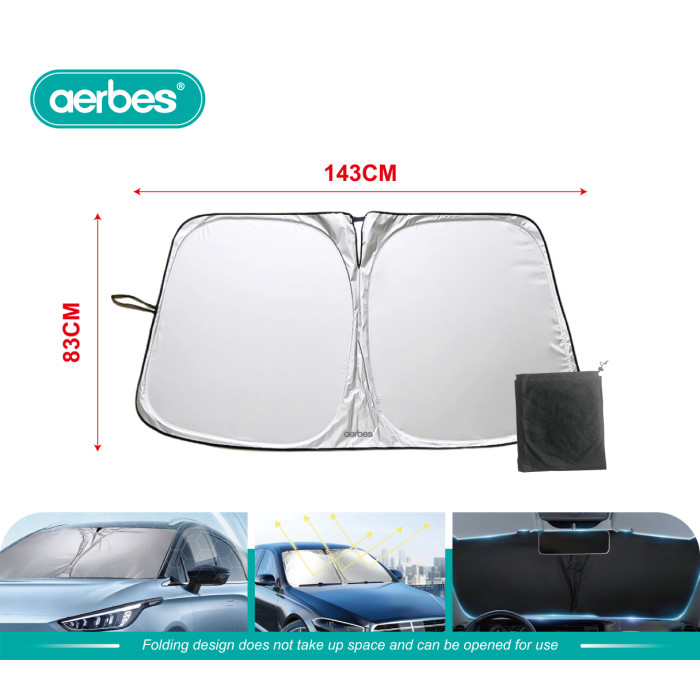 Автомобільний сонцезахисний тент повного покриття без ручки AB-QC68