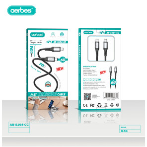 Кабель USB-C до USB-C Huawei PD 60W AB-SJ64-CC 1,5 м