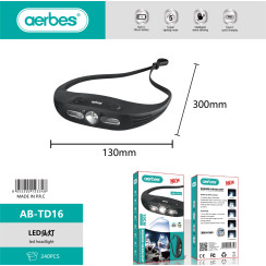 AB-TD16 Налобный фонарь и ручной фонарик