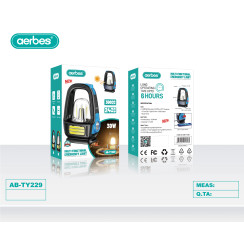 AB-TY229 LED-сонячний аварійний ліхтар для кемпінгу