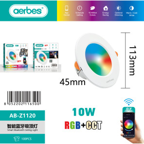 AB-Z1120 RGB прожектор 10 Вт Bluetooth 220 В