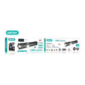 Портативний світлодіодний ліхтарик USB-C з акумулятором HM-AB-Z1174