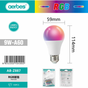 Пульт дистанційного керування з лампою AB-Z887-9W-A60