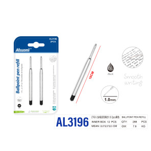 Запасні стрижні Fiber Pen 0,4 мм чорні у ПВХ-мешку, 12 шт