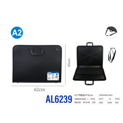A2 PP папка для малювання 45×62 см з мішком для фарбування