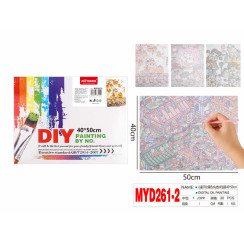 Детская раскраска по номерам DIY 40x50 см цифровая живопись своими руками