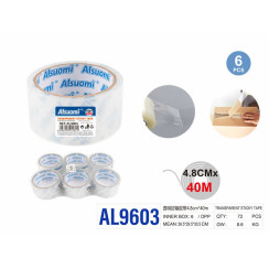 Прозора пакувальна стрічка 4,8×40 м