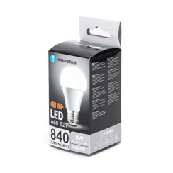 LED-лампа A60 E27 9W біле світло у кольоровій упаковці