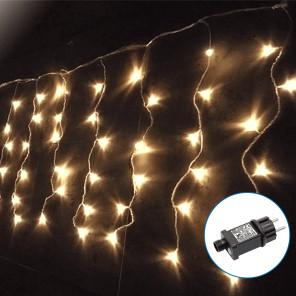 Гірлянда лід завіса тепле світло 10 м 200LED IP44