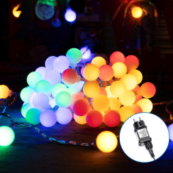 Гирлянда молочные пузыри LED разноцветные 3-5 м IP44