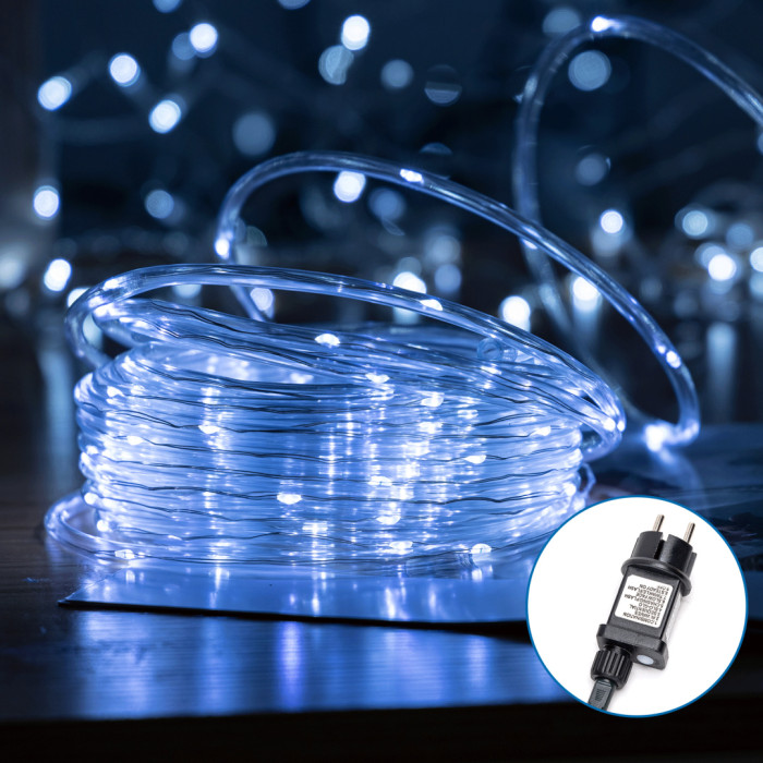 Низковольтная-LED-гирлянда-струна-10мм-холодный-белый-100LED-IP44-3м5м-памятью-8-режимов