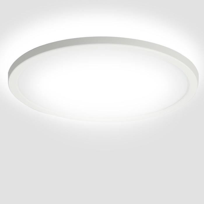 Светильник потолочный LED ультратонкий Черный/Белый 18W 6500K IP44