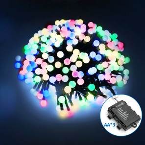 Батарейна гірлянда міні феєрверк кульки різнокольорова 2.5 м 25LED IP44
