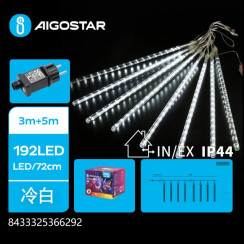 Гірлянда метеоритний дощ холодне світло 5 м 192LED IP44