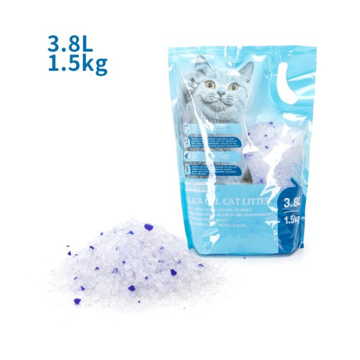 Силикагелевий котячий наповнювач 3.8 л/1.5 кг