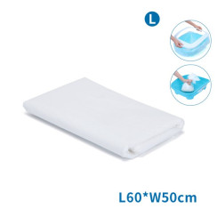 Великий білий мішок для сміття котячого лотка L60xW50 см