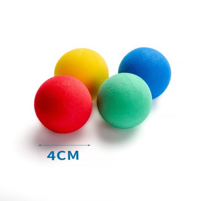 Іграшка для кішок D4CM з м’ячиками - Червоний-Жовтий-Синій-Зелений