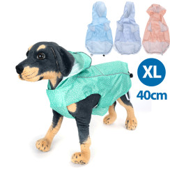 Светоотражающий плащ с двойным капюшоном, XL-40 см