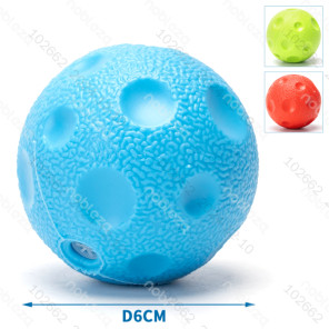 TPR звукова крапельна куля D6CM - зелена/синя/червона
