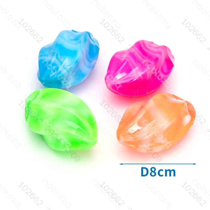 LED светодиодный звездный фруктовый шар D8CM - двухцветный розовый/зеленый