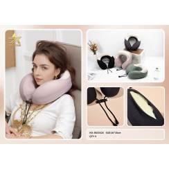 Подушка для подорожей Ice Silk з підтримкою шиї Пори року 30х30 см