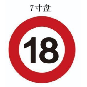 Паперові тарілки «18 років» 18 см 8 шт