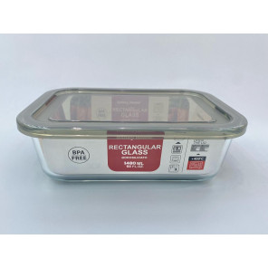 Скляний харчовий контейнер Danny Home прямокутний 1480 мл з кришкою BPA FREE