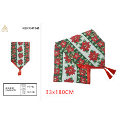 Святковий бігунок на стіл 33×180 см