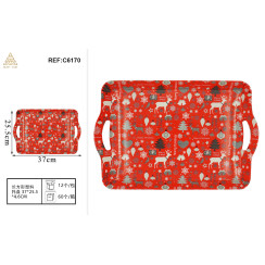 Пластиковый поднос 37×25.5×4.6 см