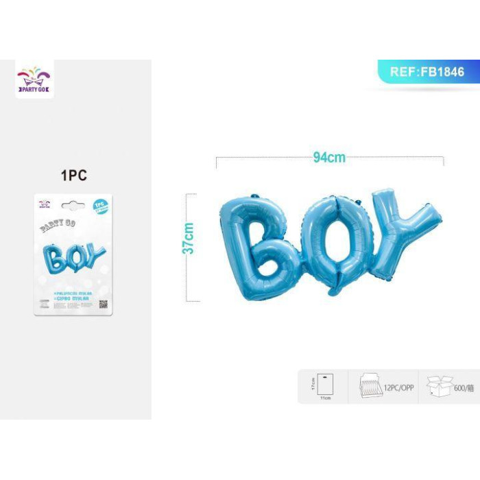 Балон «Boy» для хлопчиків 37×94 см 1 шт