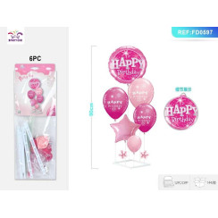Набор "Happy Birthday Smile" пули 6 шт.