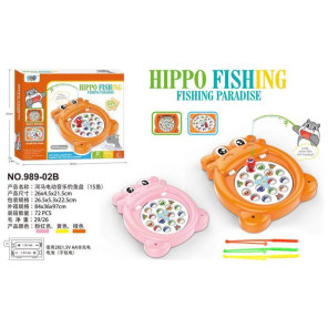 Електрична музична рибалка Hippo Diaoyutai - 15 рибок, 2xAA не входять